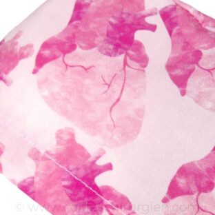 Coiffes de Chirurgie Coeur rose aquarelle - 391